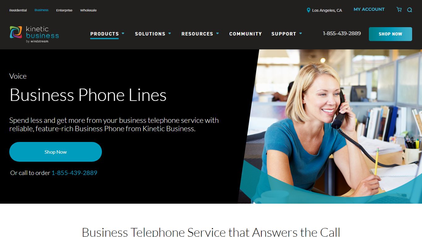 Reliable Business Telephone Lines & Service | Kinetic Business - Windstream